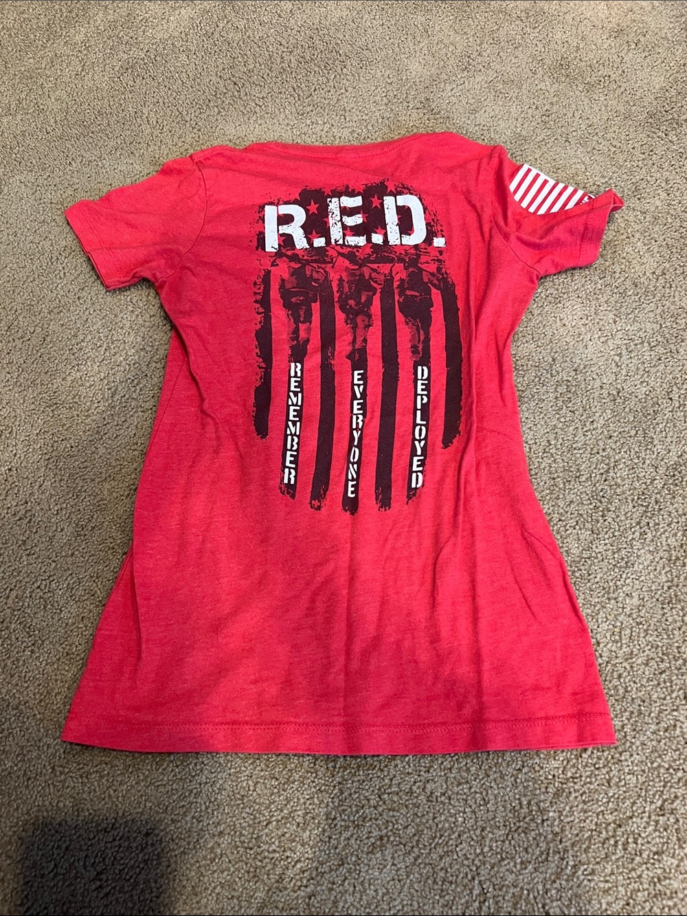 R.E.D. Short Sleeve Graphic Tee - Red